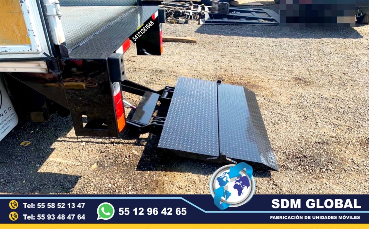 Fabricantes de Rampas Hidraulicas para camioneta y camion de carga