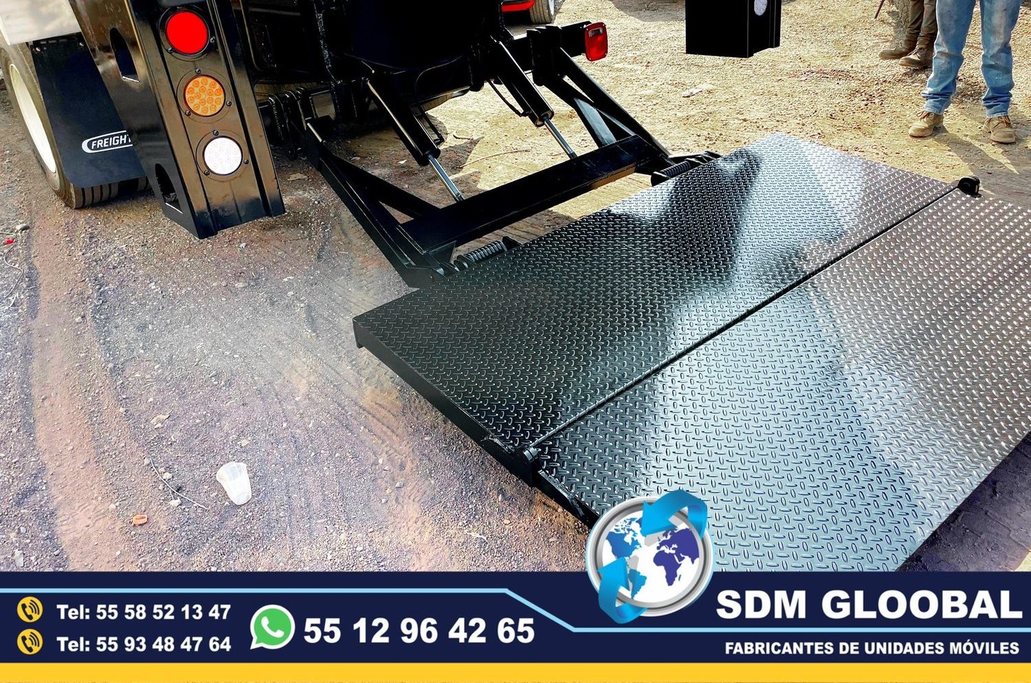 Fabricantes de Rampas Hidraulicas para camioneta y camion de carga