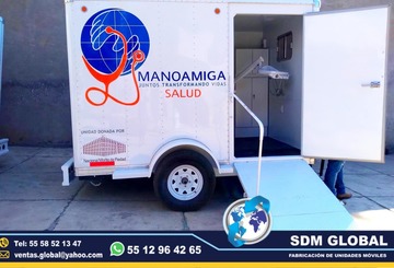 Fabricacion de Unidades Moviles Medicas, de Seguridad, Gobieno, Oficinas, cobro etc... SDM Global Mexico somos una empresa líder como fabricacion de Unidades Moviles Medicas, Salud, Cobro, Ingenieria, Seguridad, Comunicaciones, fabricadas con personal altamente capasitado para su fabricacion.Al mencionar una Unidad Medica Movil nos referimos a una Unidad de Salud al mencionar una instalación movil prestadora de servicio que se integran en una institución, con funciones y actividades propias que se distinguen y diferencian entre síSomos una Empresa Mexicana líder en el Mercado con años de experiencia, especialistas como fabricacion de Unidades Moviles, Cajas y Carrocerias Remolques Redilas Estacas cajas secas plataformas Seguridad, Salud, Comunicacion, Higine, etc.,Somos fabribricantes directos, distribuidores en todo Mexico, comunicate y te atenderemos personalmente.