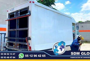 Fabricacion de Unidades Moviles Medicas, de Seguridad, Gobieno, Oficinas, cobro etc... SDM Global Mexico somos una empresa líder como fabricacion de Unidades Moviles Medicas, Salud, Cobro, Ingenieria, Seguridad, Comunicaciones, fabricadas con personal altamente capasitado para su fabricacion.Al mencionar una Unidad Medica Movil nos referimos a una Unidad de Salud al mencionar una instalación movil prestadora de servicio que se integran en una institución, con funciones y actividades propias que se distinguen y diferencian entre síSomos una Empresa Mexicana líder en el Mercado con años de experiencia, especialistas como fabricacion de Unidades Moviles, Cajas y Carrocerias Remolques Redilas Estacas cajas secas plataformas Seguridad, Salud, Comunicacion, Higine, etc.,Somos fabribricantes directos, distribuidores en todo Mexico, comunicate y te atenderemos personalmente.