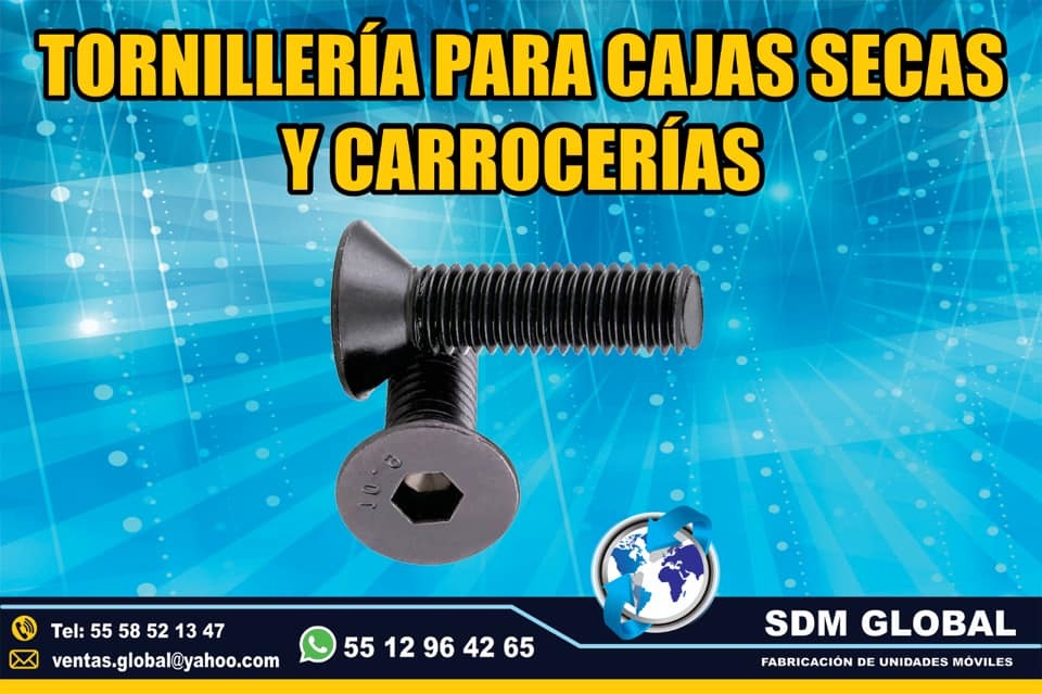 <span style="font-weight: bold;">Venta de Tornillos para cajas y carrocerias plataformas remolques en Mexico</span>