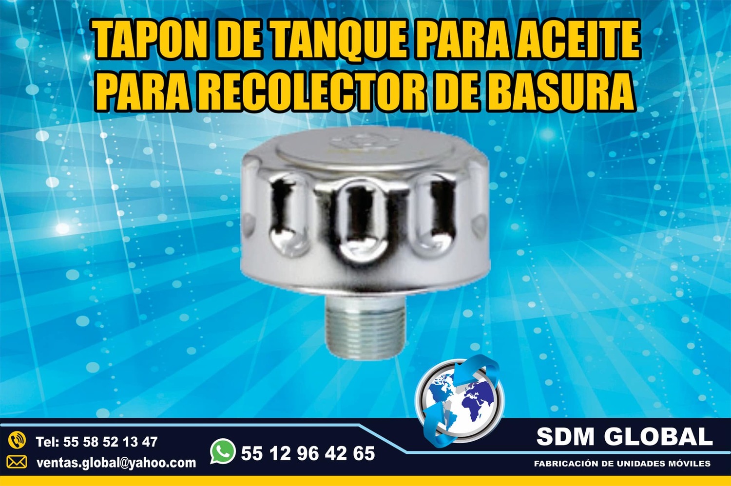 <span style="font-weight: bold;">Venta de Tapon para tanque para camiones de basura</span><br>