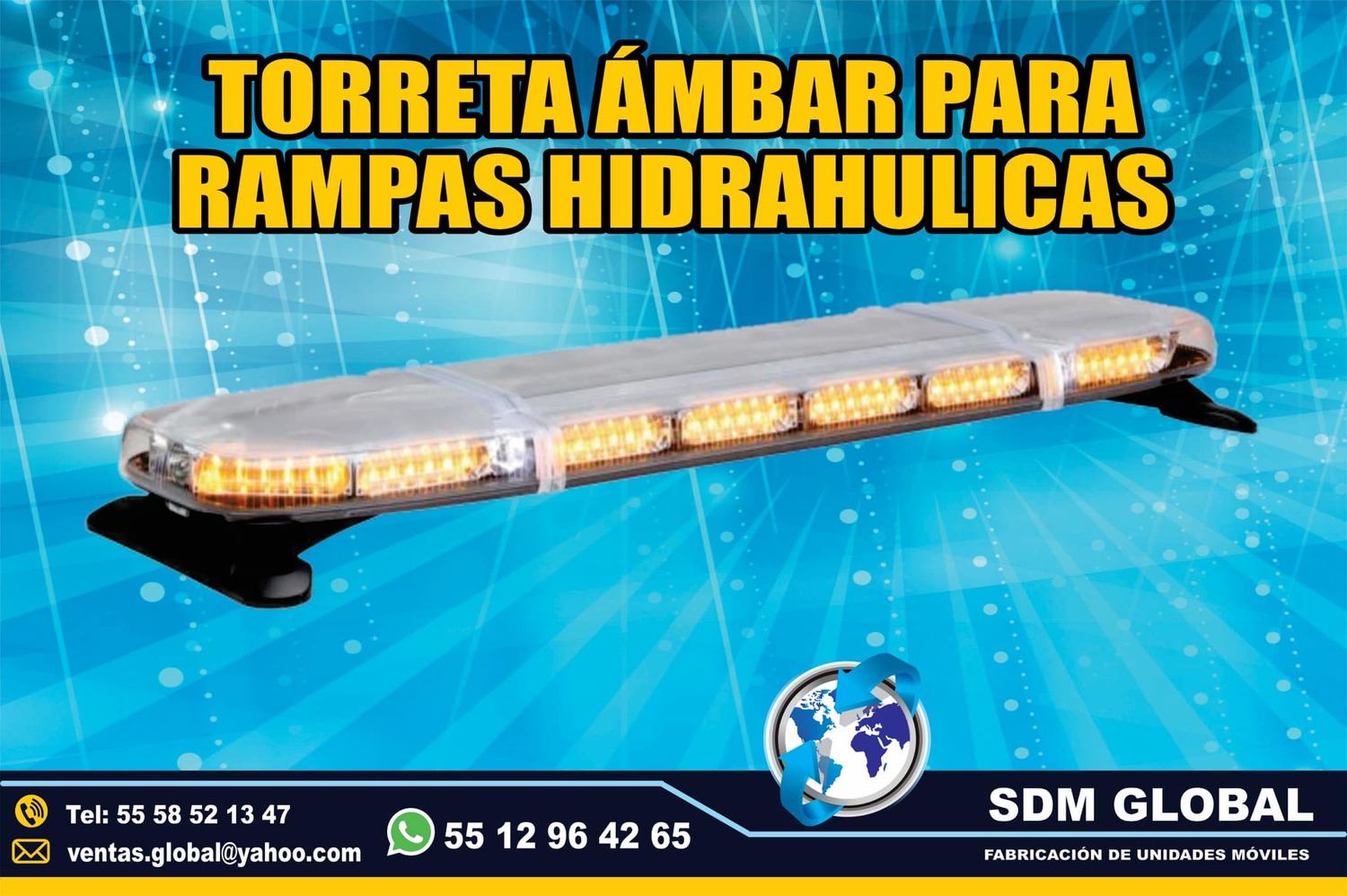 <span style="font-weight: bold;">Venta de Torreta ambar para compactadores de basura</span><br>