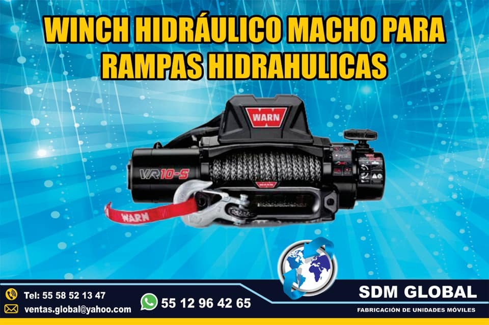 <span style="font-weight: bold;">Venta de Winch electrico para compactadores de basura</span><br>