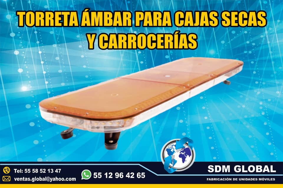 Venta de Barra de luces Torreta leds para cajas y carrocerias plataformas remolques