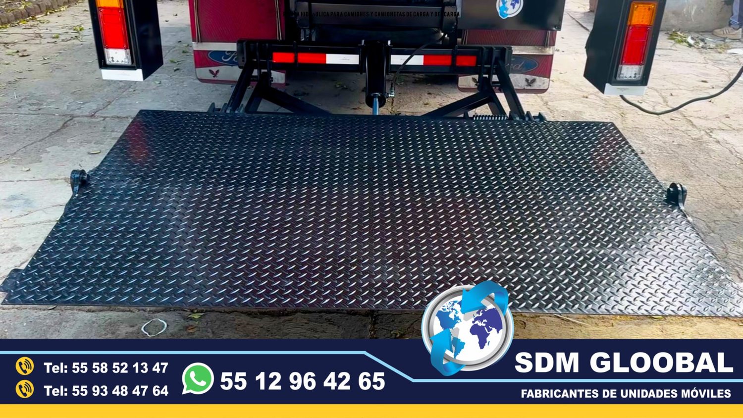 Fabricantes de Rampas Hidraulicas para camioneta y camion de carga