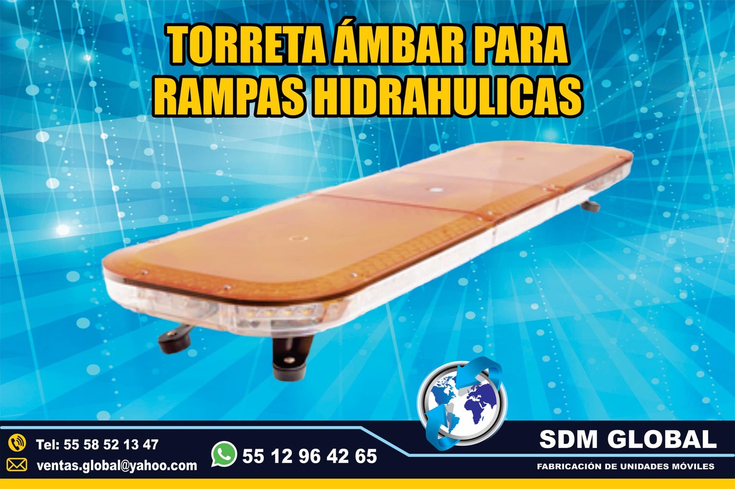 <span style="font-weight: bold;">Venta de Torreta ambar para recolectores de basura</span><br>