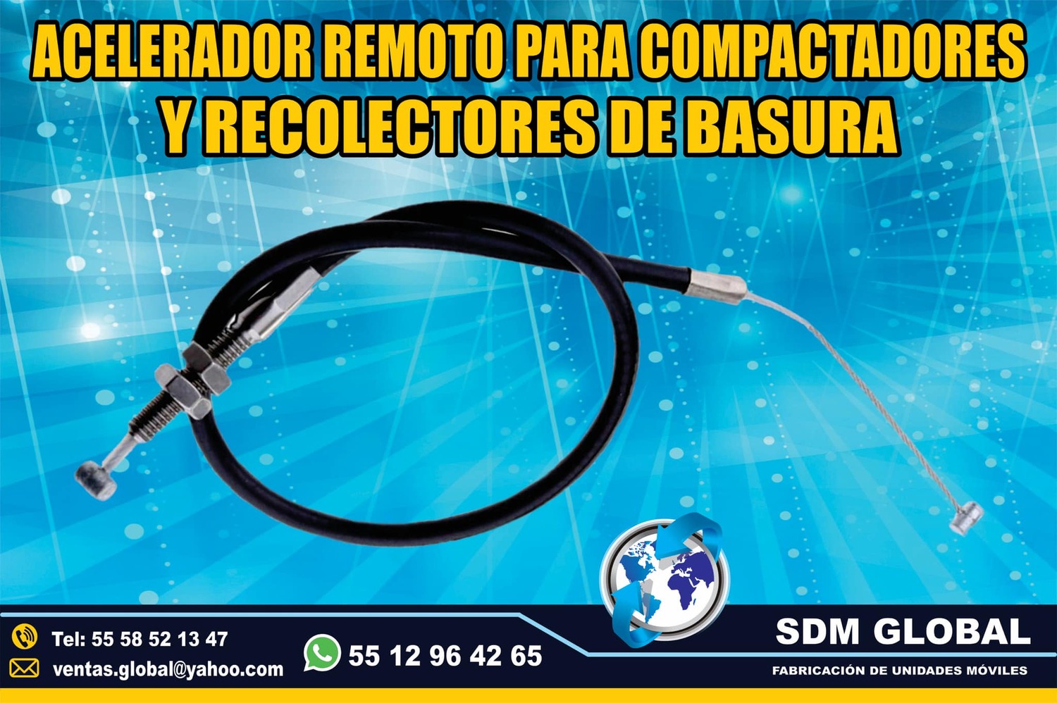 <span style="font-weight: bold;">Venta de Acelerador para para compactadores de basura</span><br>