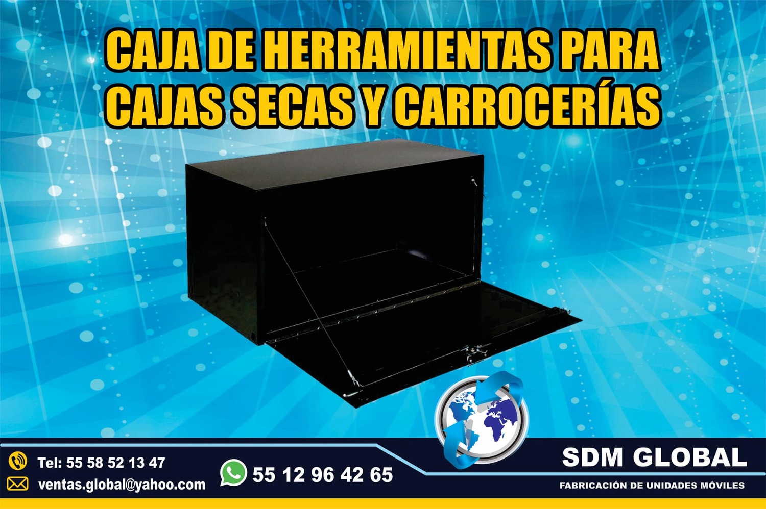 Venta de Caja de herramientas para cajas y carrocerias remolques en Mexico