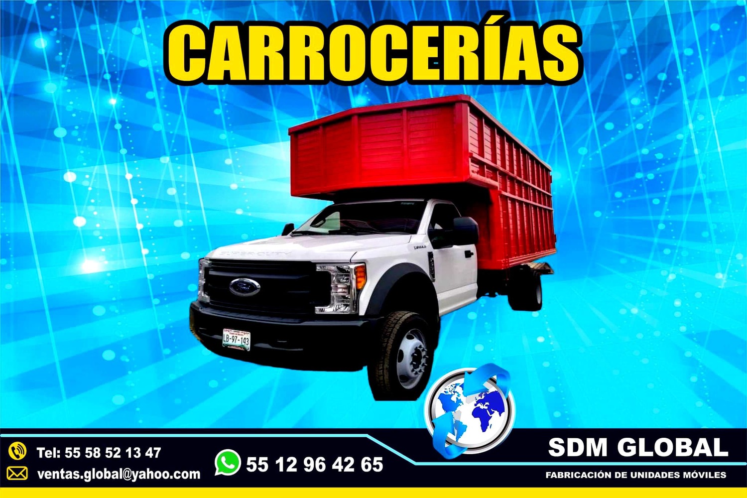 <span style="font-weight: bold;">Venta de Carrocerias de todo tipo y medidas en Mexico</span>