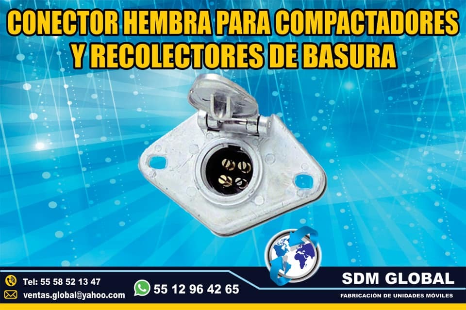 <span style="font-weight: bold;">Venta de Conector Hembra para para camiones de basura</span><br>