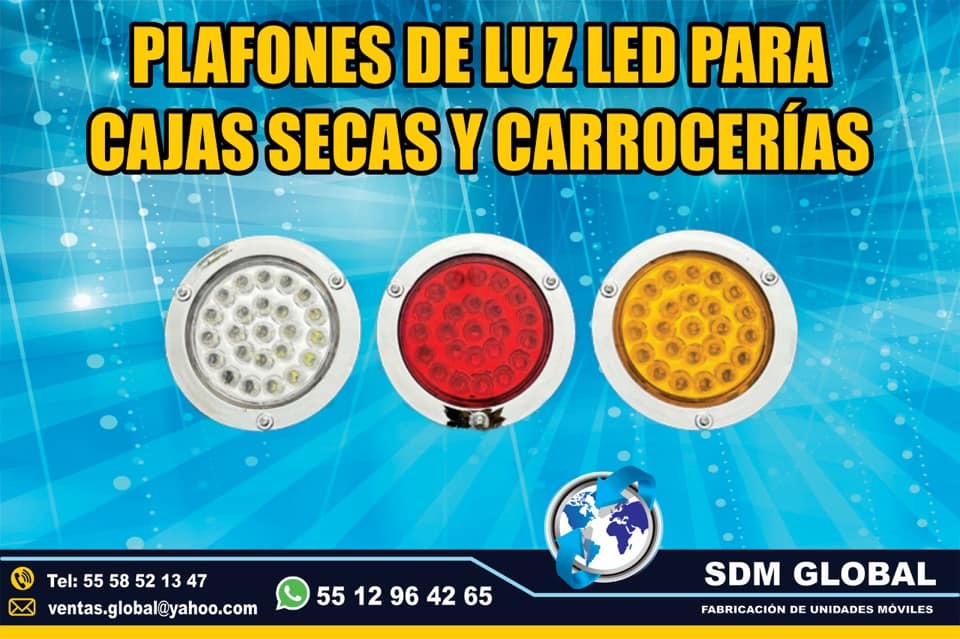 <span style="font-weight: bold;">Venta de Plafones Leds para cajas y carrocerias plataformas remolques en Mexico</span>